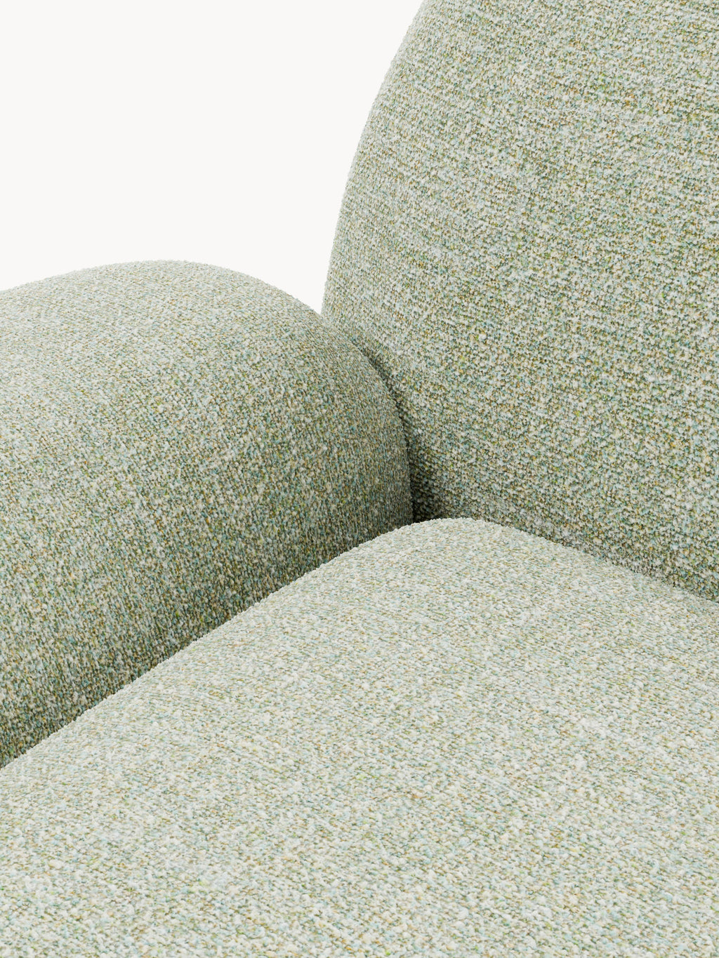 Wolke Bouclé Lounge Chair