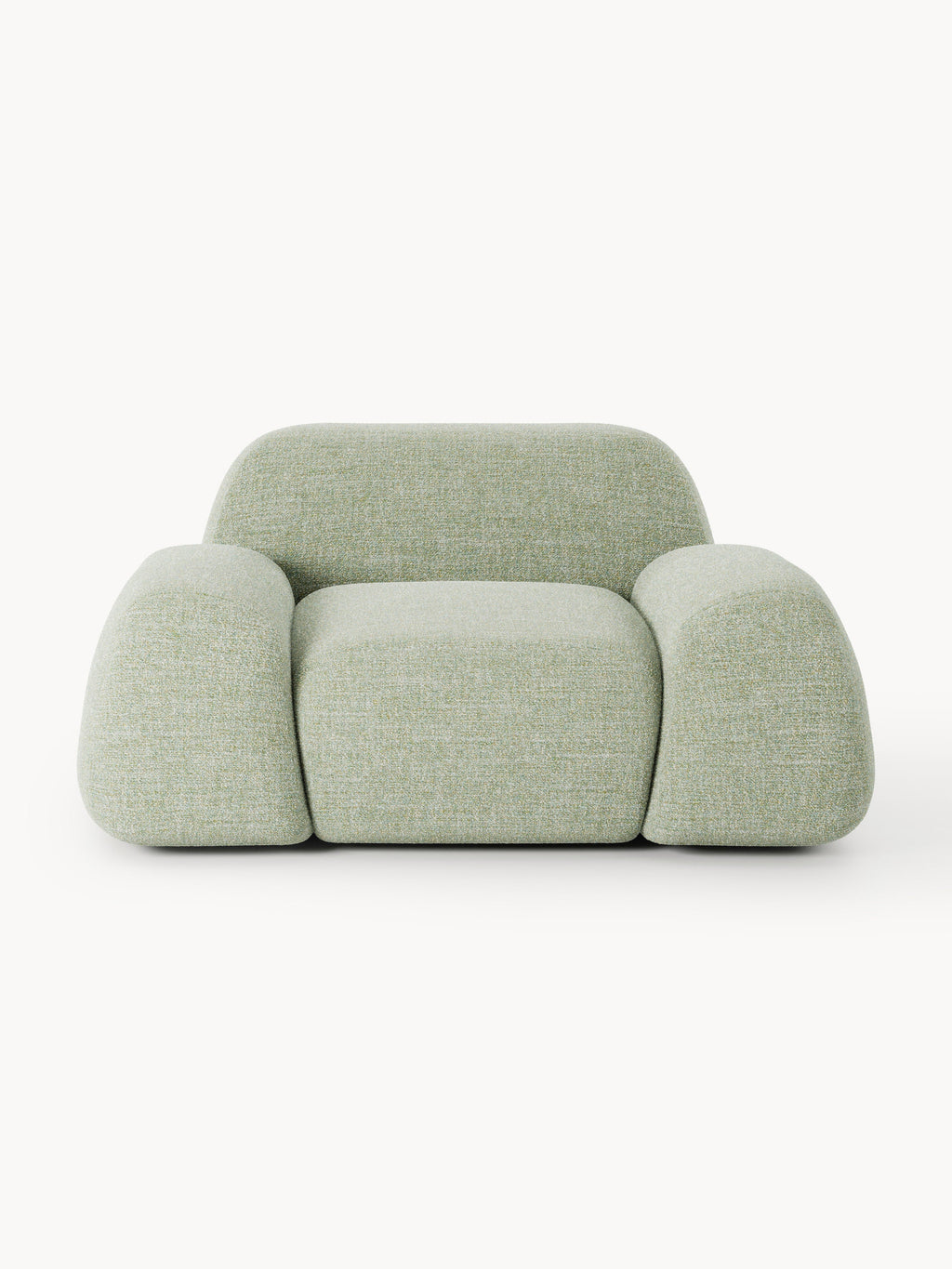 Wolke Bouclé Lounge Chair