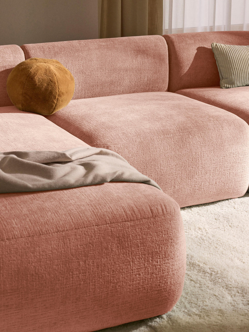 Sofia Modular Corner Sofa (4-seater)