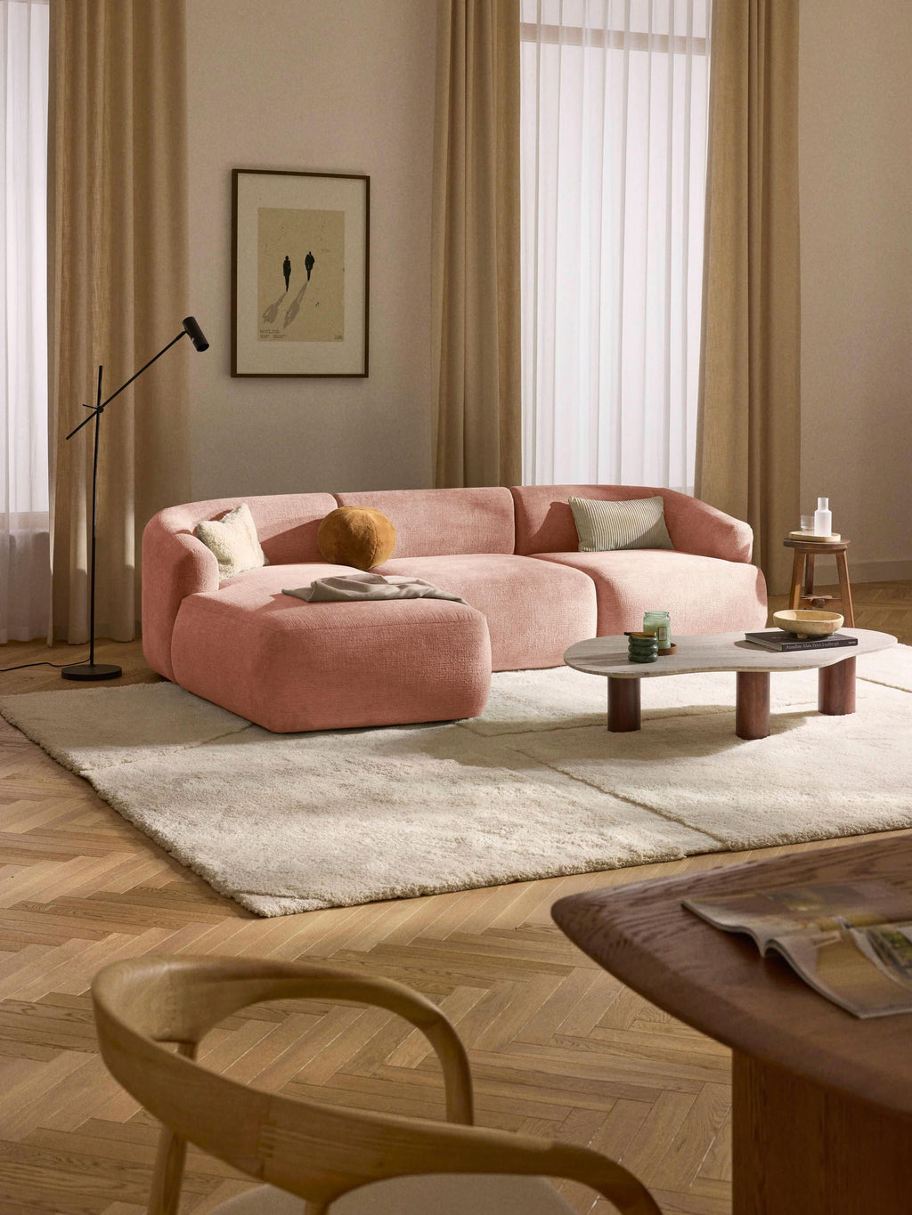Sofia Modular Corner Sofa (4-seater)