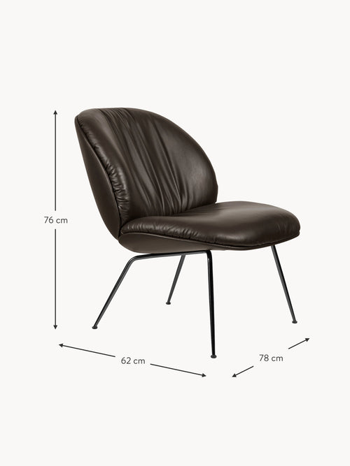 Beetle Leather Lounge Chair