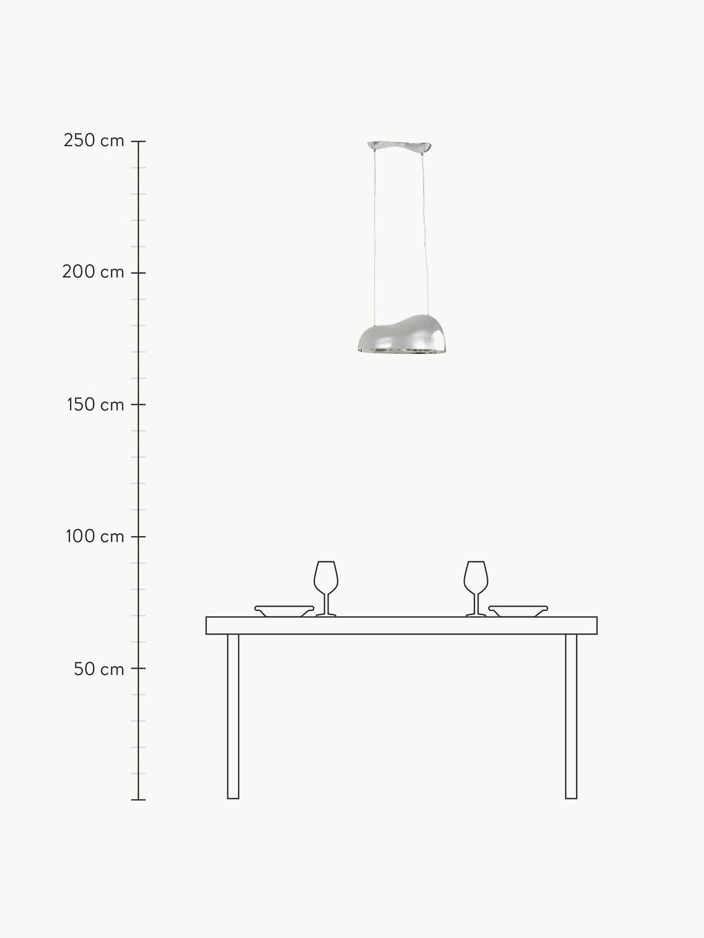 Beam Pendant Light Cloud