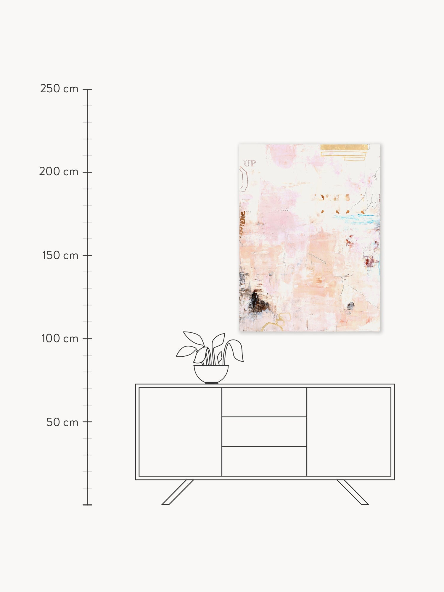 Notes Hand-Painted Canvas Art Small