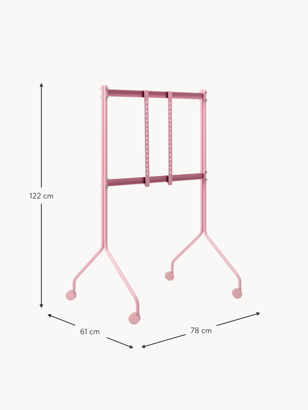 Tall TV Stand Moon Rollin' with Wheels