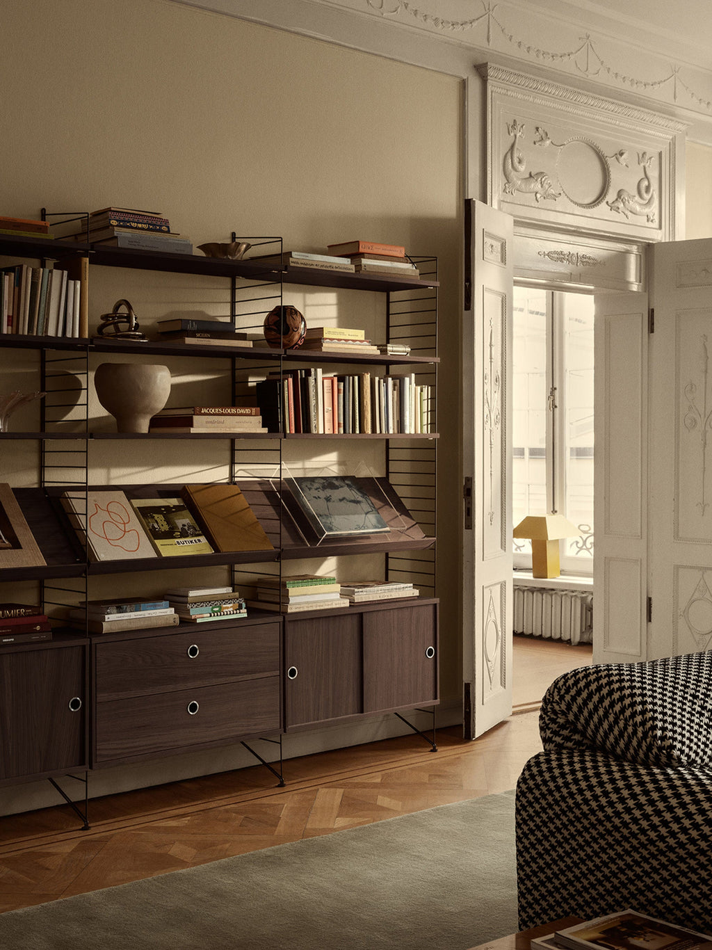 Cabinet String System with Sliding Doors, W 78 x D 20 cm
