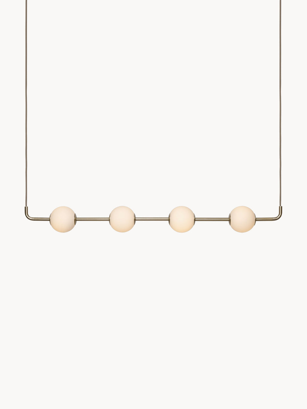 Linear Mouth-Blown LED Pendant Light Audrey