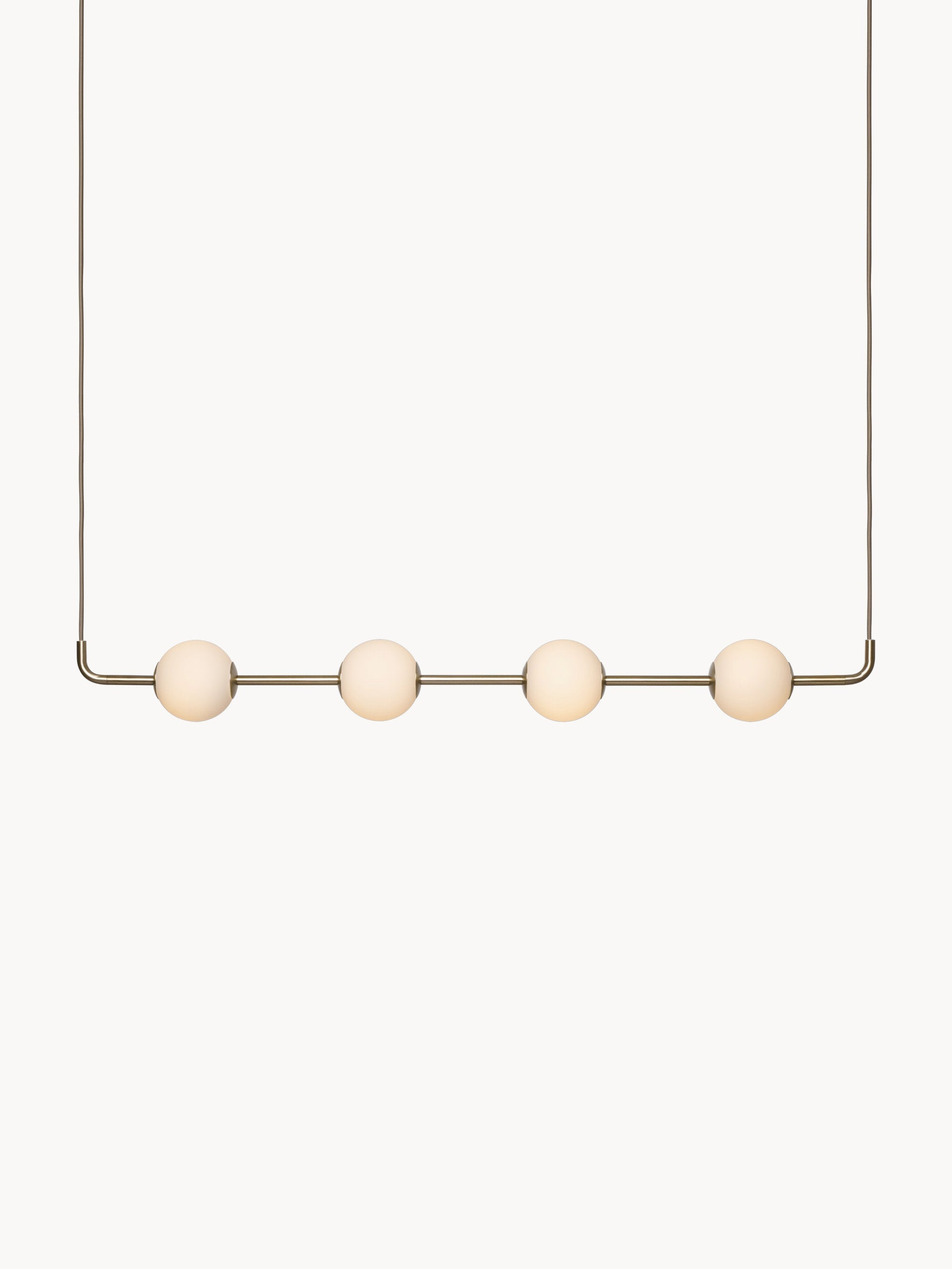 Linear Mouth-Blown LED Pendant Light Audrey