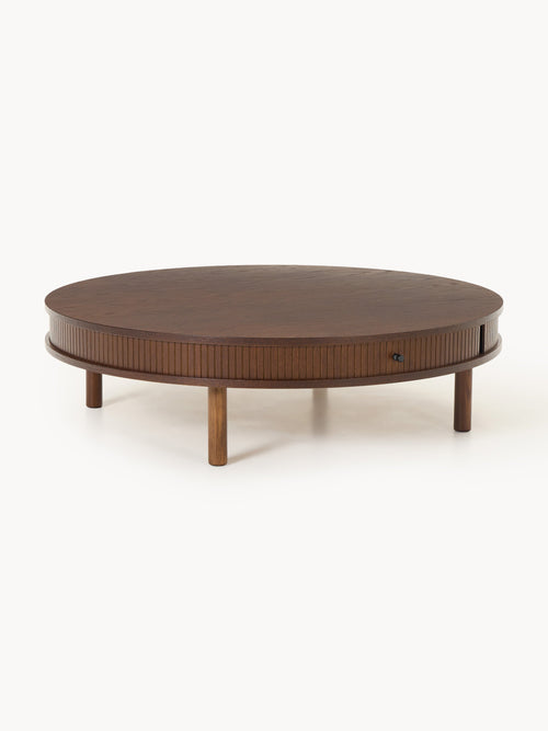 Gallery image 1 - Coffee Table Calary with Fluted Front, Ø 110 cm