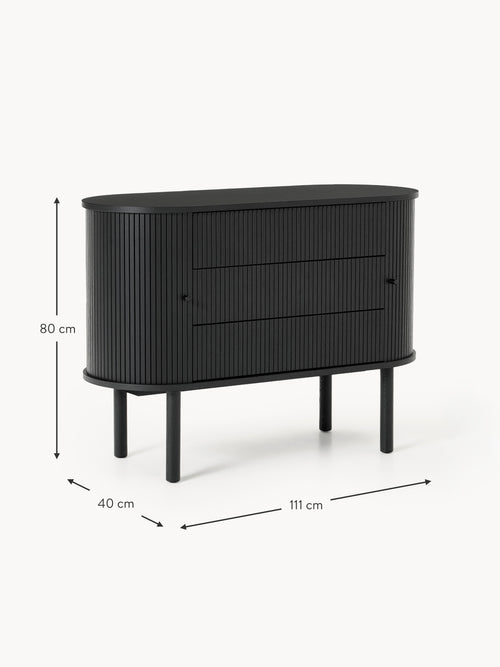 Calary Dresser with Fluted Front